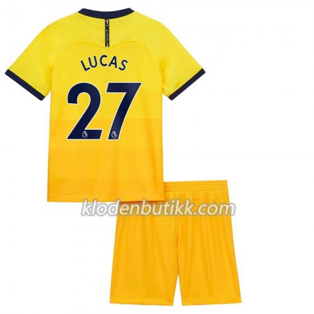 Tottenham Hotspur Lucas 27 Barn Tredjedraktsett 2020-2021 Kortermet (+ Korte bukser)